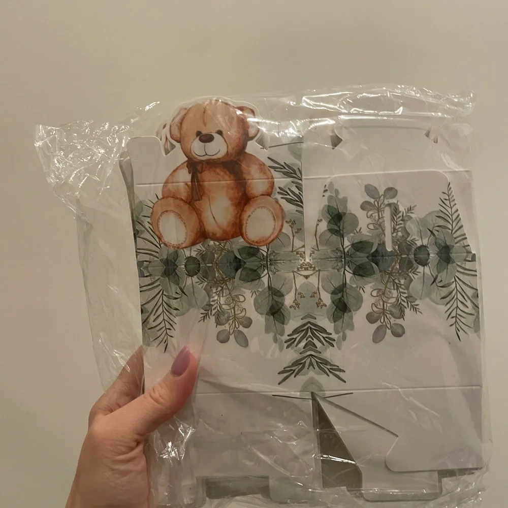 Pack of Teddy Bear Party Favor Boxs